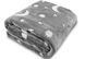 Плед, що світиться зоряне небо Blanket день/ніч 120х150 см Grey 1756375703 фото 2