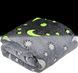Плед, що світиться зоряне небо Blanket день/ніч 120х150 см Grey 1756375703 фото 1