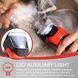 Аккумуляторная машинка для стрижки животных VGR V-208 RED 6 насадок LED-дисплей Красный (VGR016) VGR016 фото 2
