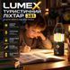 Ліхтар LUMEX 5803 кемпінговий акумуляторний багатофункціональний із сонячною панеллю, USB, Power Bank, акумулятором 18650 у комплекті, чорний M1308 фото 12