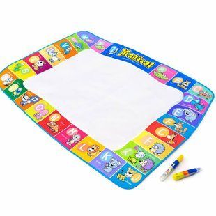 Дитячий водний килимок для малювання Magical Aqua Mat 120&times;90 см + маркери 2104619365 фото