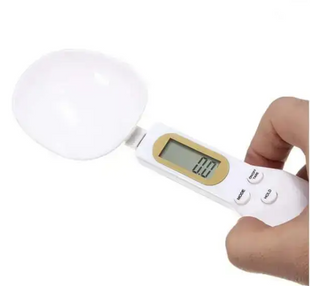 Електронна мірна ложка-ваги цифрова до 500г Digital Spoon Scale біла для кухні спецій TP-364 фото
