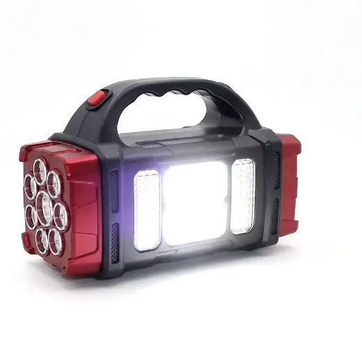Аккумуляторный фонарь на солнечной батарее LED Hurry Bolt HB-1678 светильник и Power Bank 1769496553 фото