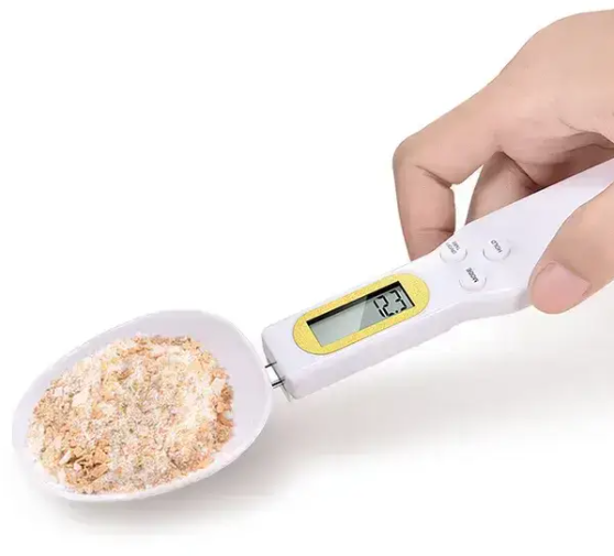Електронна мірна ложка-ваги цифрова до 500г Digital Spoon Scale біла для кухні спецій TP-364 фото