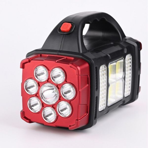 Аккумуляторный фонарь на солнечной батарее LED Hurry Bolt HB-1678 светильник и Power Bank 1769496553 фото