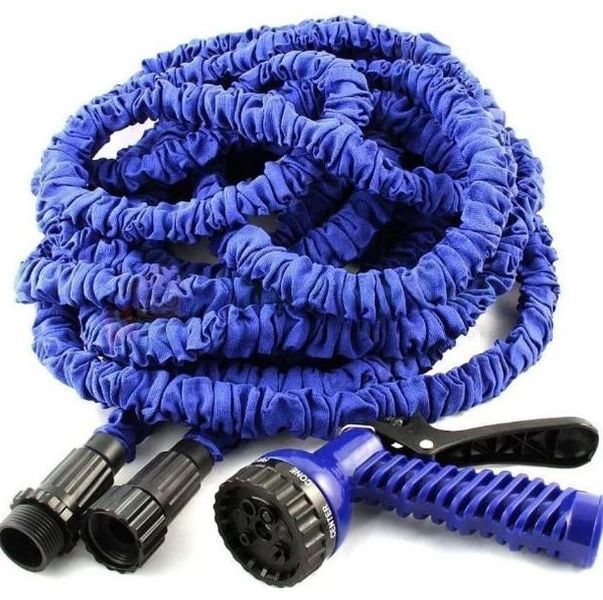 Садовий шланг для поливу XHose PRO 22,5 метрів синій (2104618486) 2104618486 фото