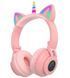 Дитячі бездротові навушники  Єдиноріг Cat STN-27 LED Bluetooth Рожевий (1756375346) 1756375346 фото 1