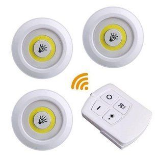 Світильники з пультом дистанційним керуванням набір 3 шт LED light with Remote Control set 1756375633 фото