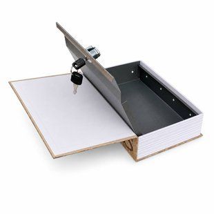 Книга-сейф з ключовим замком HomeSafe BookSafe PARIS 24&times;15,5&times;5,5 см, тайник для грошей та цінностей M1196 фото
