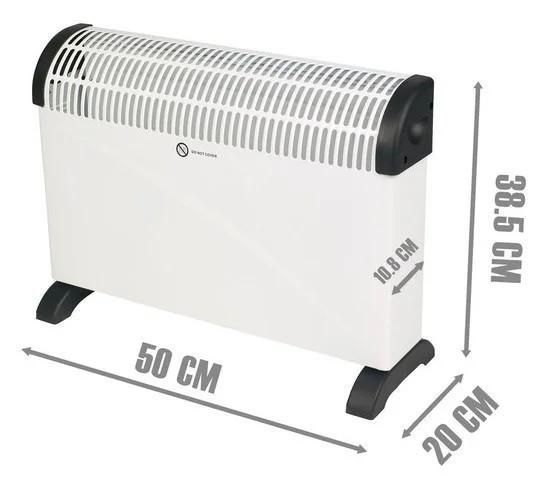 Конвектор электрический обогреватель Domotec Heater MS-5904 2000Вт 3 уровня регулировки температуры Вт Белый 1894450025 фото