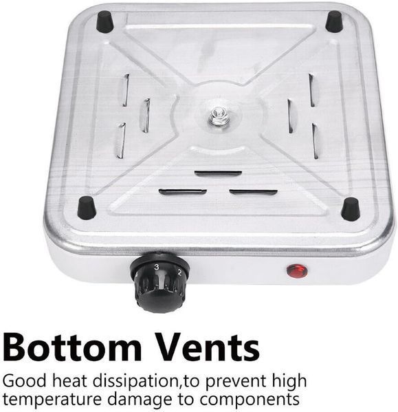 Електроплита Hot Plate JX-1010A 1000 Вт Білий (2104618662) 2104618662 фото