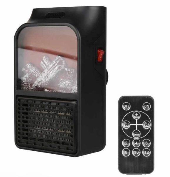Камін-обігрівач Flame Heater з дисплеєм та пультом 900 Вт (2104618714) 2104618714 фото