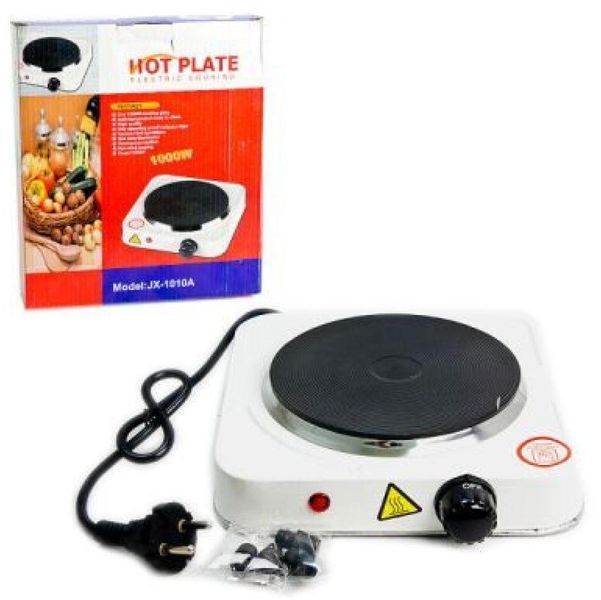 Електроплита Hot Plate JX-1010A 1000 Вт Білий (2104618662) 2104618662 фото