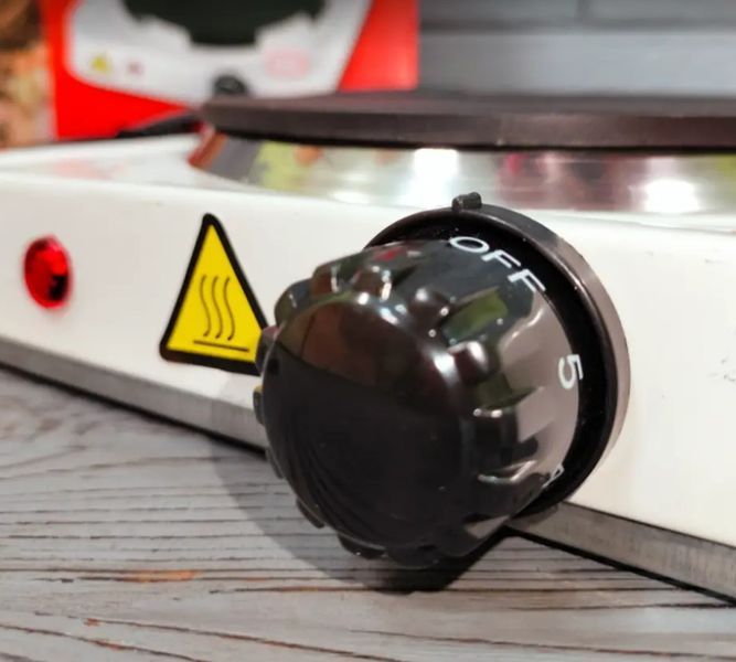 Електроплита Hot Plate JX-1010A 1000 Вт Білий (2104618662) 2104618662 фото