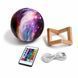 3D ночник &laquo;Луна&raquo; с пультом управления, 16 цветов, LED лампа Moon Lamp с подставкой M1030 фото 3