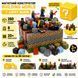 Магнитный конструктор Building World Lucky Block, 260 кубиков, 8 фигурок, пластиковая коробка с игровой крышкой M1112 фото 3