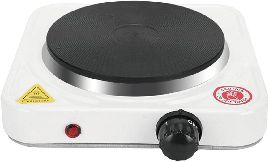 Електроплита Hot Plate JX-1010A 1000 Вт Білий (2104618662) 2104618662 фото