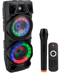 Беспроводная Bluetooth колонка ZQS 8210 с микрофоном и RGB подсветкой 40 Вт 2104619538 фото
