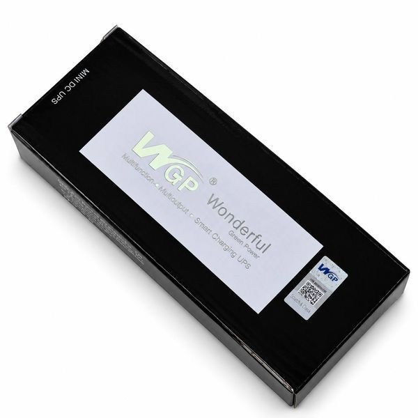 Джерело безперебійного живлення Mini UPS WGP 10400 мА 38 Вт для Wi-Fi роутера та камер відеоспостереження, 5V/9V/12V, чорне M1313 фото