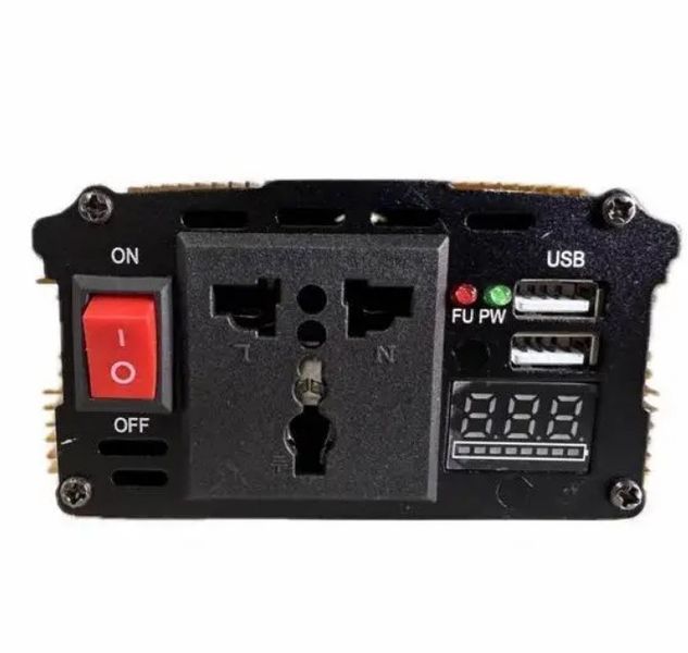 Перетворювач напруги Power One Plus 12V/220V 2000W з LCD-індикатором (2104618785) 2104618785 фото