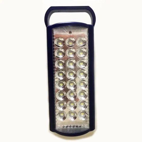 Ручной переносной фонарь на аккумуляторе USB фонарь Almina DL-2424 24 LED с павербанком синий (1756375638) 1756375638 фото