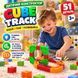 Дитячий конструктор залізниця Cube Track 51 деталь з електропоїздом, 3D-траса з петлями, USB-зарядка, різнокольоровий M1314  фото 2
