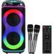 Портативная Bluetooth-колонка ZXX-8085, 80 Вт, 2&times;8", с двумя беспроводными микрофонами 2104619590 фото 1