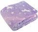 Плед Magic Blanket с звездами светящийся в темноте размером 120x150 см фиолетовый 2064995500 фото 4