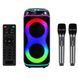 Портативная Bluetooth-колонка ZXX-8085, 80 Вт, 2&times;8", с двумя беспроводными микрофонами 2104619590 фото 2