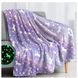 Плед Magic Blanket с звездами светящийся в темноте размером 120x150 см фиолетовый 2064995500 фото 1