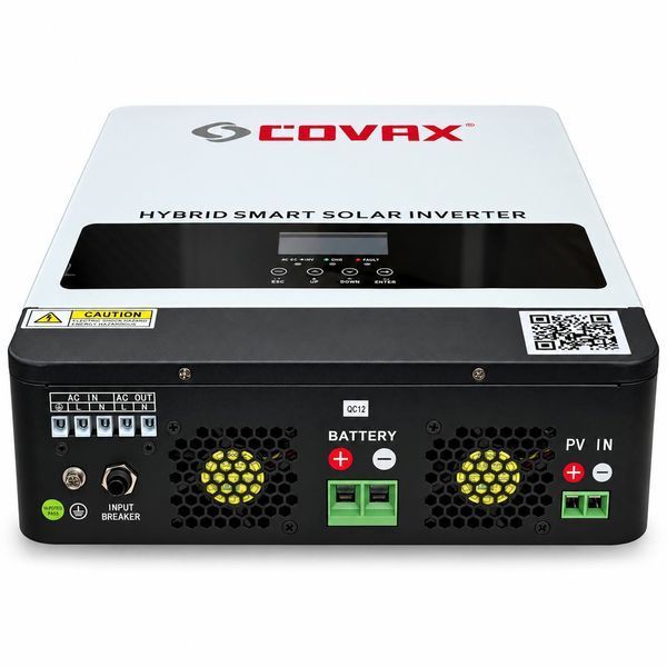 Гибридный солнечный инвертор COVAX 3200-24V 3,2 кВА / 3000 Вт, 24 В, MPPT 80 А M1270 фото