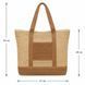 Пляжная сумка-шоппер LUNA 2629 плетеная женская с подкладкой и молнией Beige Breeze M1065 фото 8