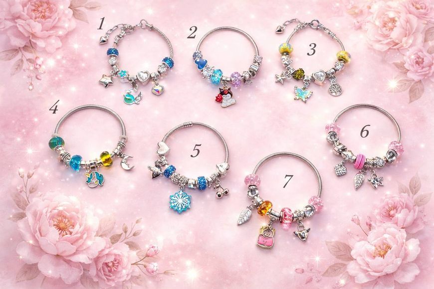 Комплект браслетов в стиле Pandora Серия 2 Charm Core 2 шт (2104619253) 2104619253 фото