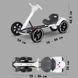 Дитячий складаний електромобіль Go-Kart з акумулятором та пультом електрокар&nbsp;Білий 2104619466 фото 2