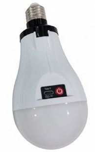 Лампочка автономного освітлення LED акумуляторна із гачком і зарядкою Type-C (2104619093) 2104619093 фото