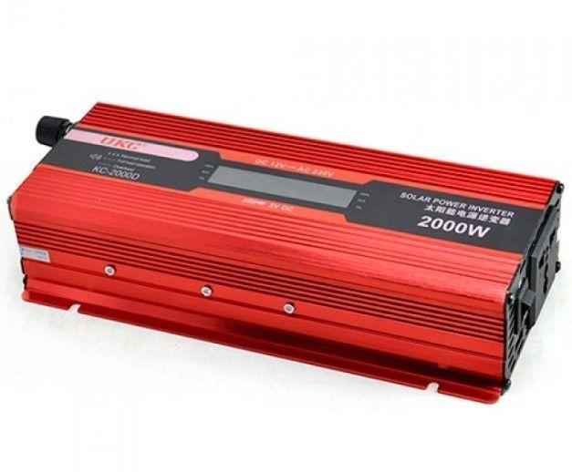Перетворювач напруги 12 в 220в 2000Вт з LCD екраном UKC 12V 220V 2000W (1756375643) 1756375643 фото