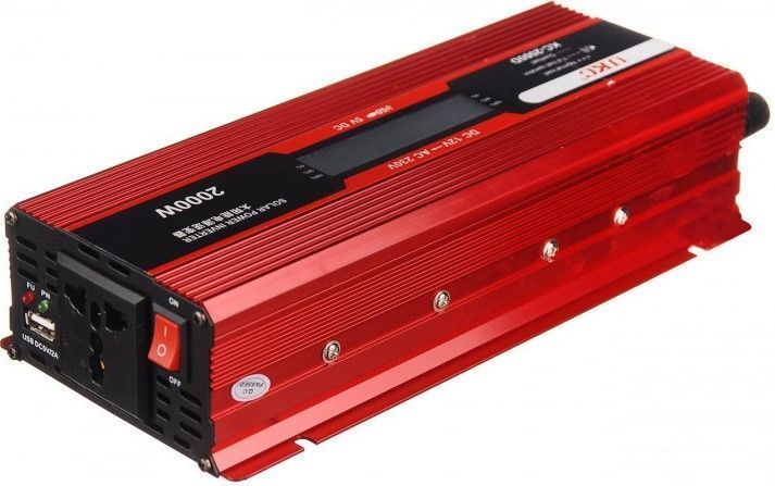 Перетворювач напруги 12 в 220в 2000Вт з LCD екраном UKC 12V 220V 2000W (1756375643) 1756375643 фото