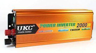 Перетворювач автомобільної напруги інвертор UKC AC/DC SSK 2000W 12V (1756374646) 1756374646 фото