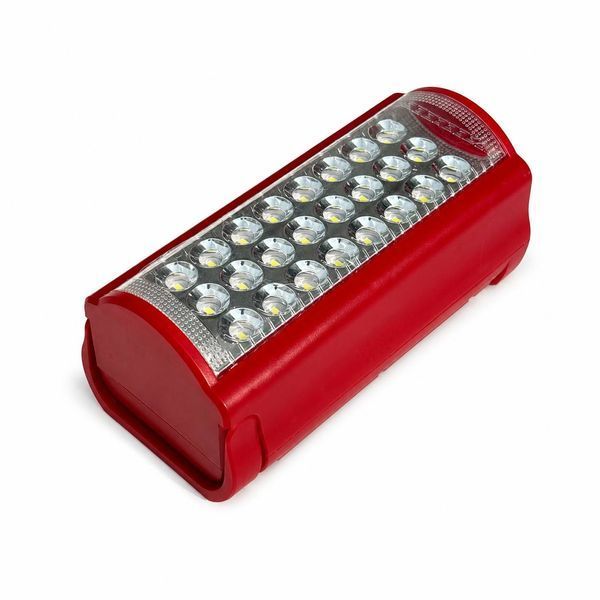 Аккумуляторный LED-фонарь ALMINA 24 LED с USB-выходом, аварийное освещение M1158 фото