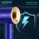 Професійний фен VGR V-445 BLUE 1600 Вт, 110000 RPM, 3 режими обдування, 4 рівні температури (VGR124) VGR124 фото 3