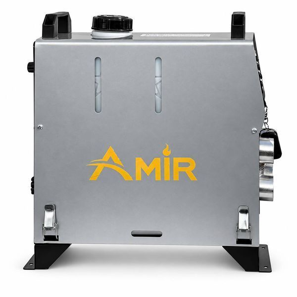 Автономний дизельний повітряний обігрівач POWER AMIR 5 кВт 12/24/220 В, сріблястий M1275 фото