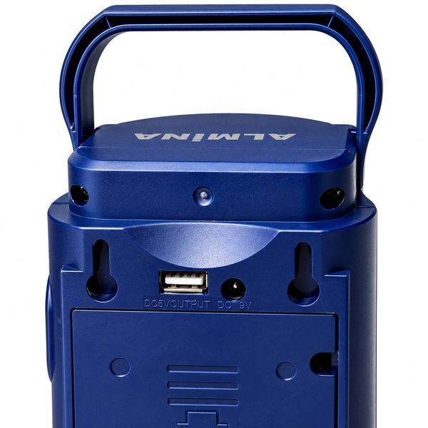 Фонарь аккумуляторный светодиодный ALMINA 2606L на 24 LED с функцией Power Bank, синий M1322 фото