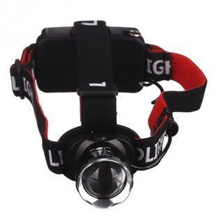 Фонарь на голову светодиодный аккумуляторный BAILONG BL-T20-P90 с Zoom 1756375759 фото