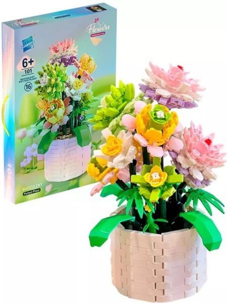 Конструктор для интерьера Luxurious Cactus Серия For Кактус 1059 деталей 2104619349 фото