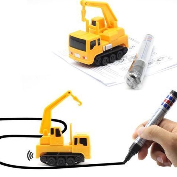 Индуктивная игрушка машинка StreetGo Inductive Truck желтый (2104618505) 2104618505 фото