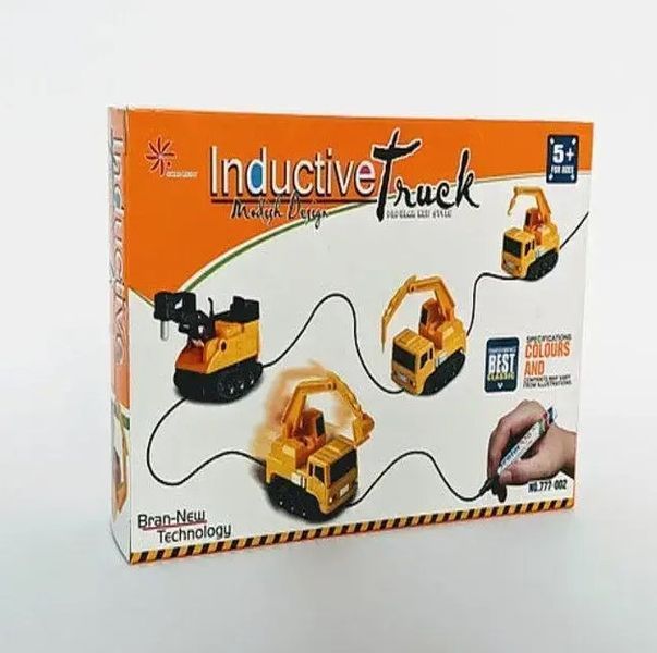 Индуктивная игрушка машинка StreetGo Inductive Truck желтый (2104618505) 2104618505 фото