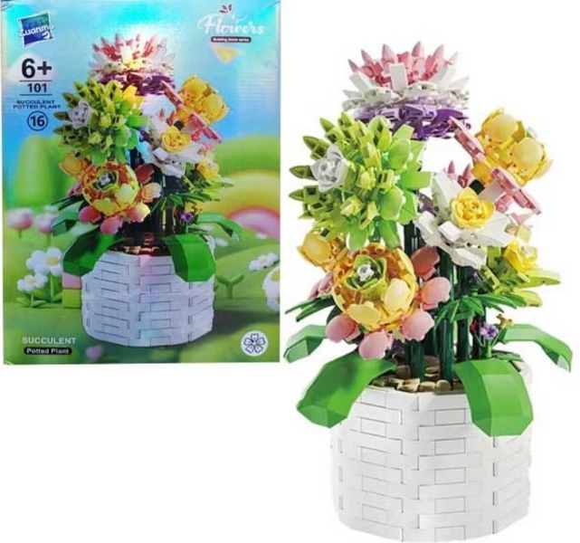Конструктор для интерьера Luxurious Cactus Серия For Кактус 1059 деталей 2104619349 фото