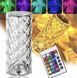 Ночник настольный сенсорный Crystal Rose RGB лампа-роза на аккумуляторе 16 цветов с пультом (2104619151)   2104619151 фото 5