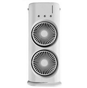 Вентилятор настільний подвійний з охолодженням Double-ended Spray Fan LED підсвічування без пульта ДК (2104618552) 2104618552 фото