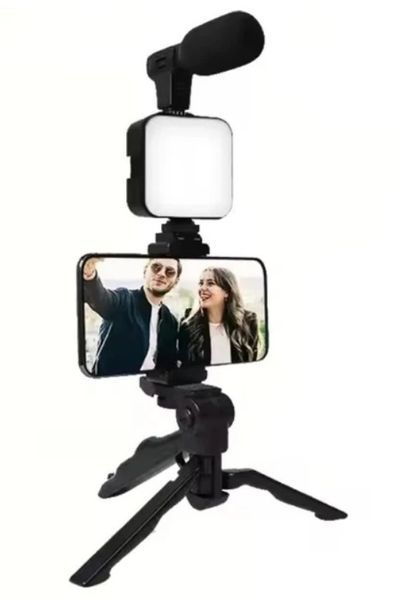 Комплект для видеоблогинга VIDEO-MAKING KIT AY49 для смартфона с переходником Type-C (2104619152) 2104619152 фото